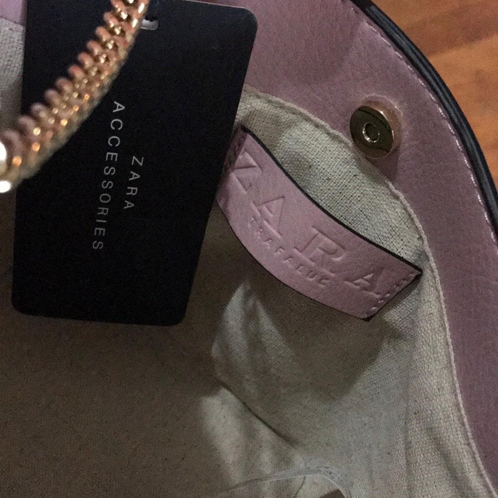 Zara Mini Bucket Bag Straps Shoulder bag Pink - Picture 8 of 8